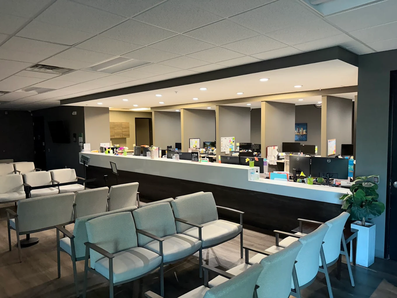 Las Vegas Proctology Waiting Room - Comfortable patient seating area